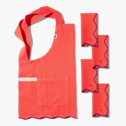 Clearance Smock Apron & Napkin Set Linens